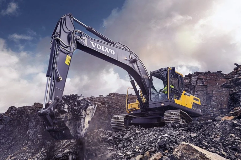 Transport sprzętu budowlanego Volvo Construction Equipment