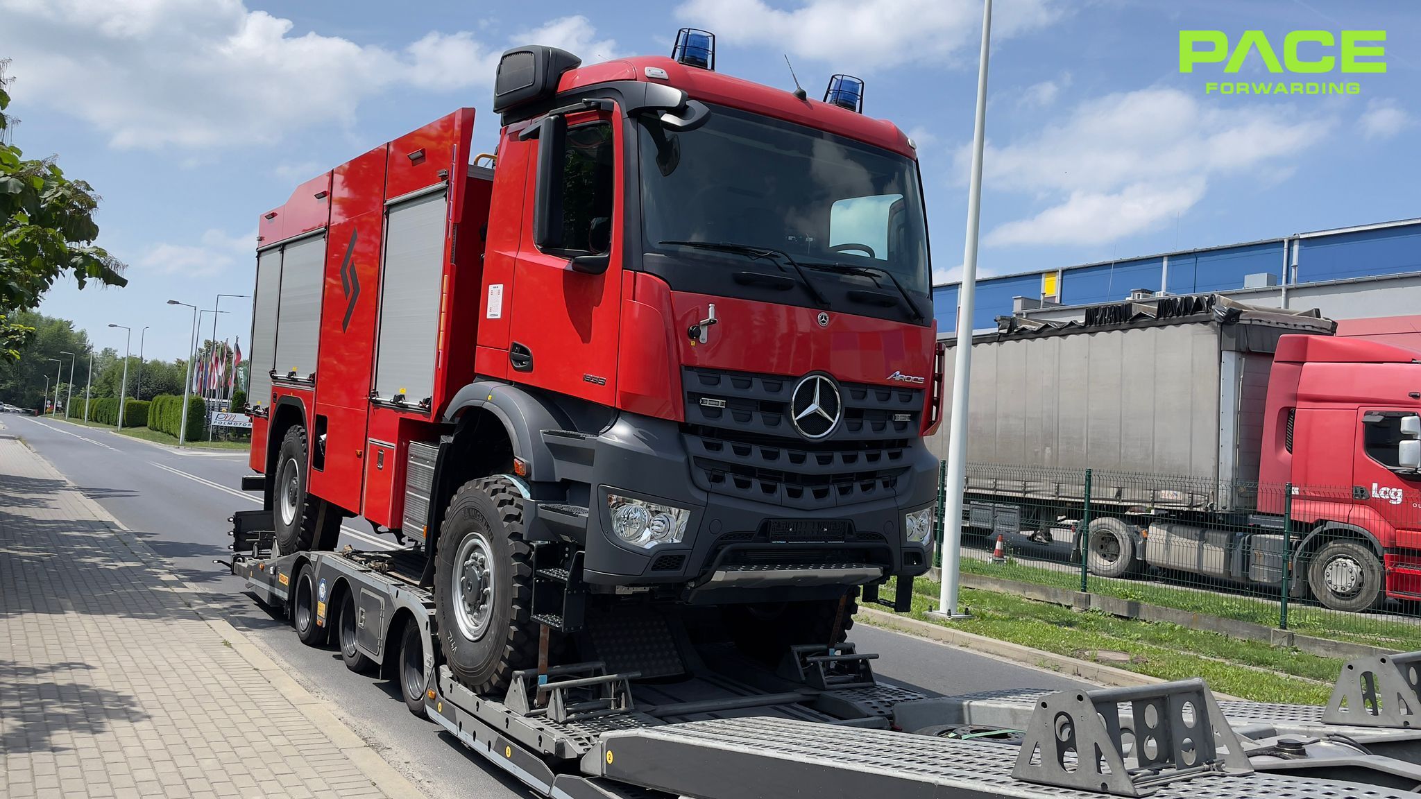 Pace Forwarding - Fire Truck delivery