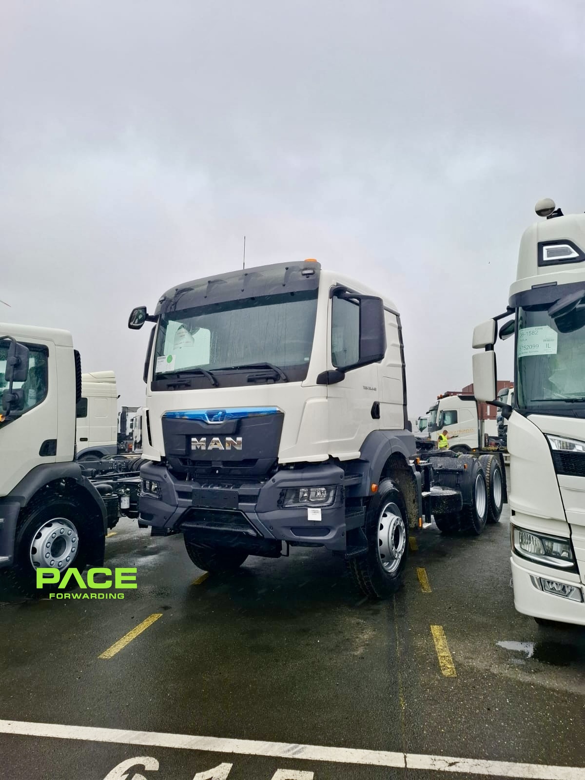 Man Truck delivered to Marseille port in France by Pace Forwarding